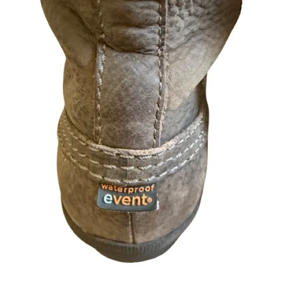 UGG F19012H Waterproof Leather & Suede Tall Lace-Up Winter Boots Women’s 7 - Picture 7 of 14